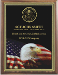 Hi-Res Eagle Plaque with Laser Engraving
